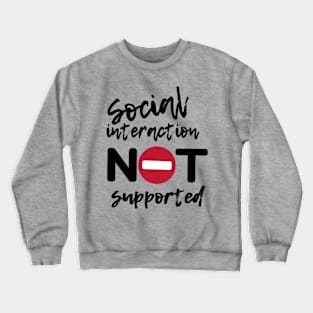 Social distancing Crewneck Sweatshirt